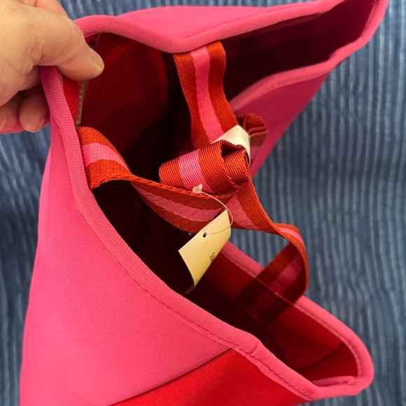 NWT SummerSalt neoprene Red Women's Tote - Picture 4 of 4